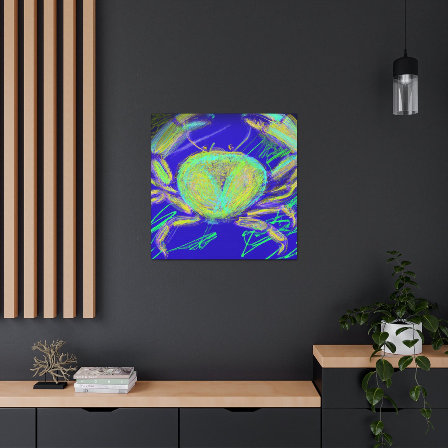 Crab in Impressionism - Canvas