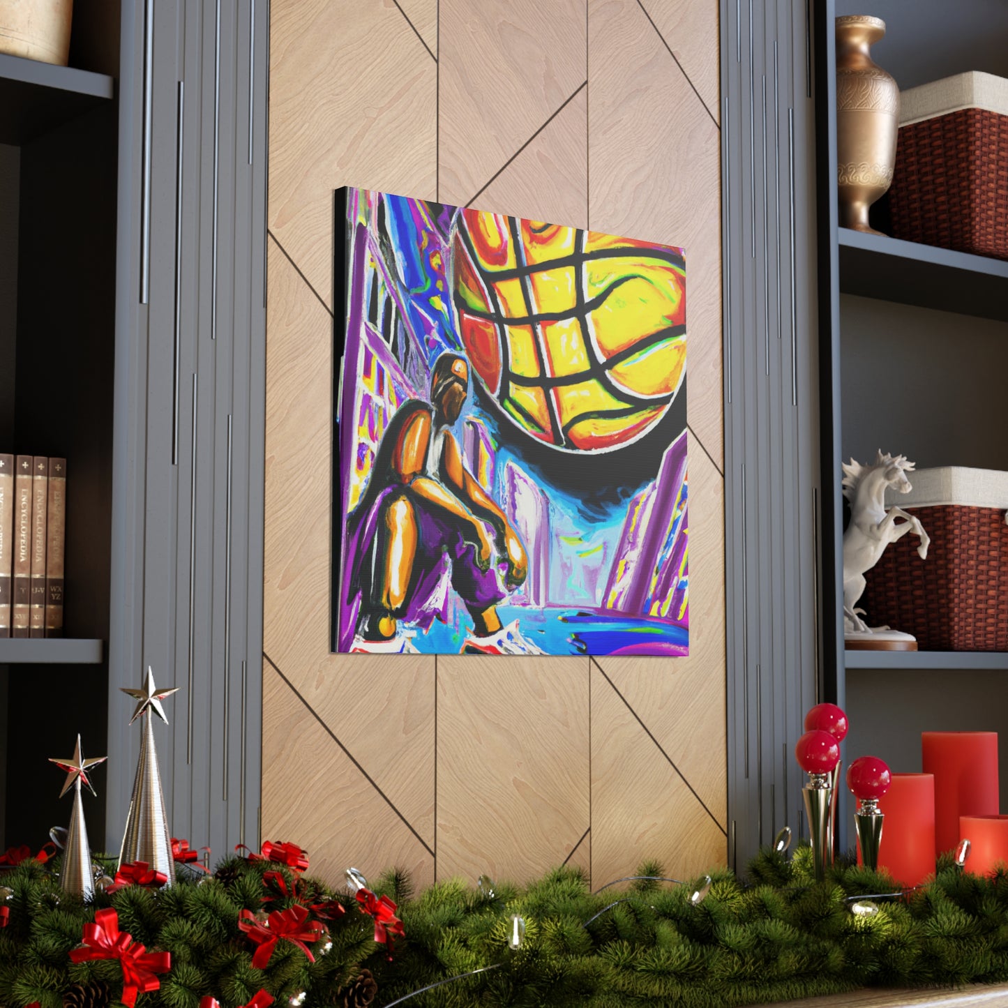 Basketball Court Masterpiece - Canvas