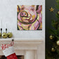 "Pot Belly Pig Deco" - Canvas