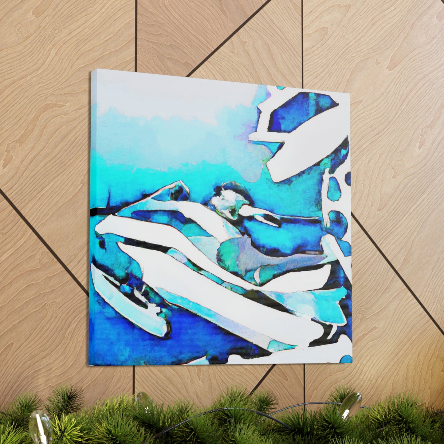 "Jet Skiing Retreats" - Canvas