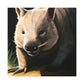 "Wombat in Art Deco" - Canvas