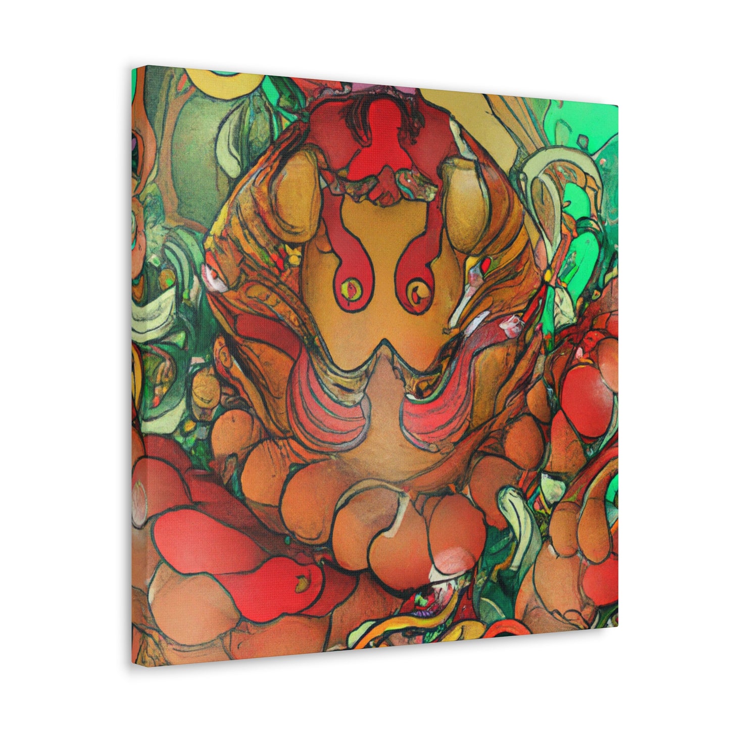 "Dragon In Expressionism" - Canvas