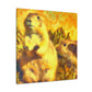 "Prairie Dog's Exuberance" - Canvas