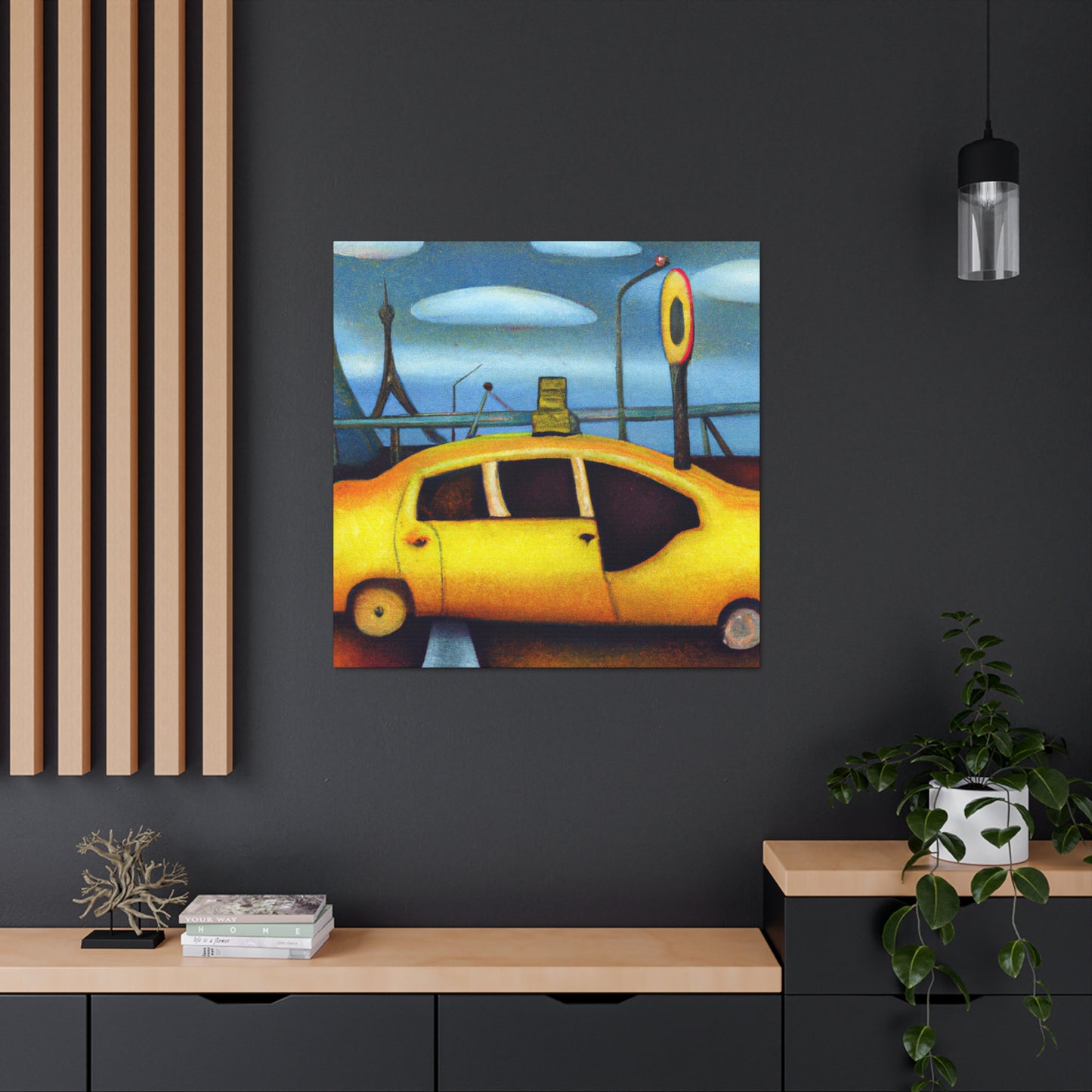 "Taxi of Dreams" - Canvas