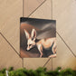 "Fennec Fox Sunrise Glow" - Canvas