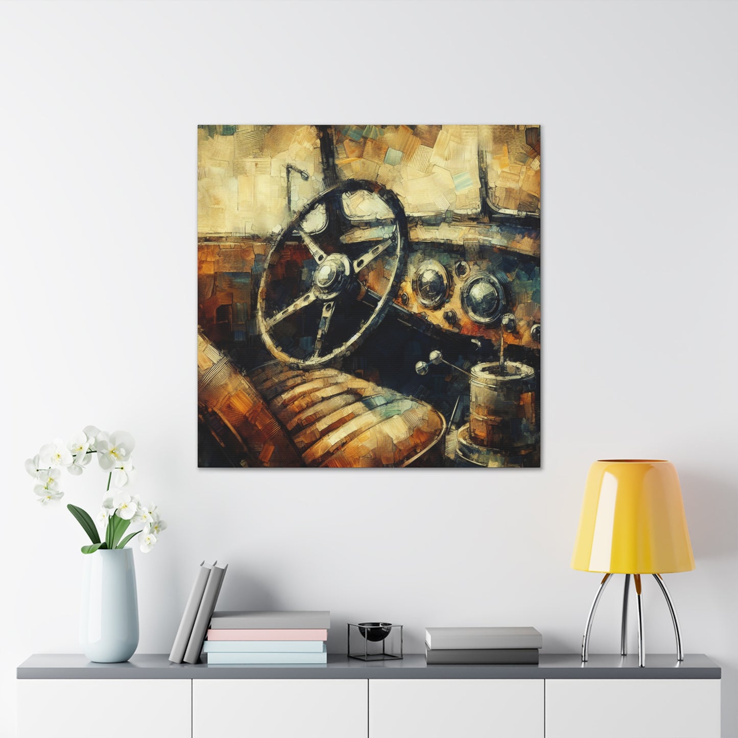 "Wheel Symphony" - Canvas