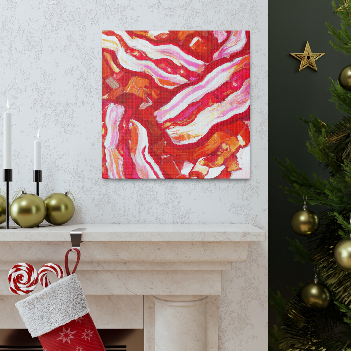 Bacon in Baroque Style - Canvas