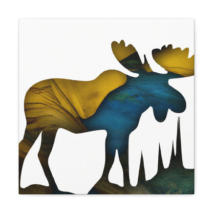 Moose Pop Art Explosion - Canvas