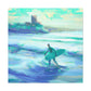 "Surfing on Sunshine Waves" - Canvas