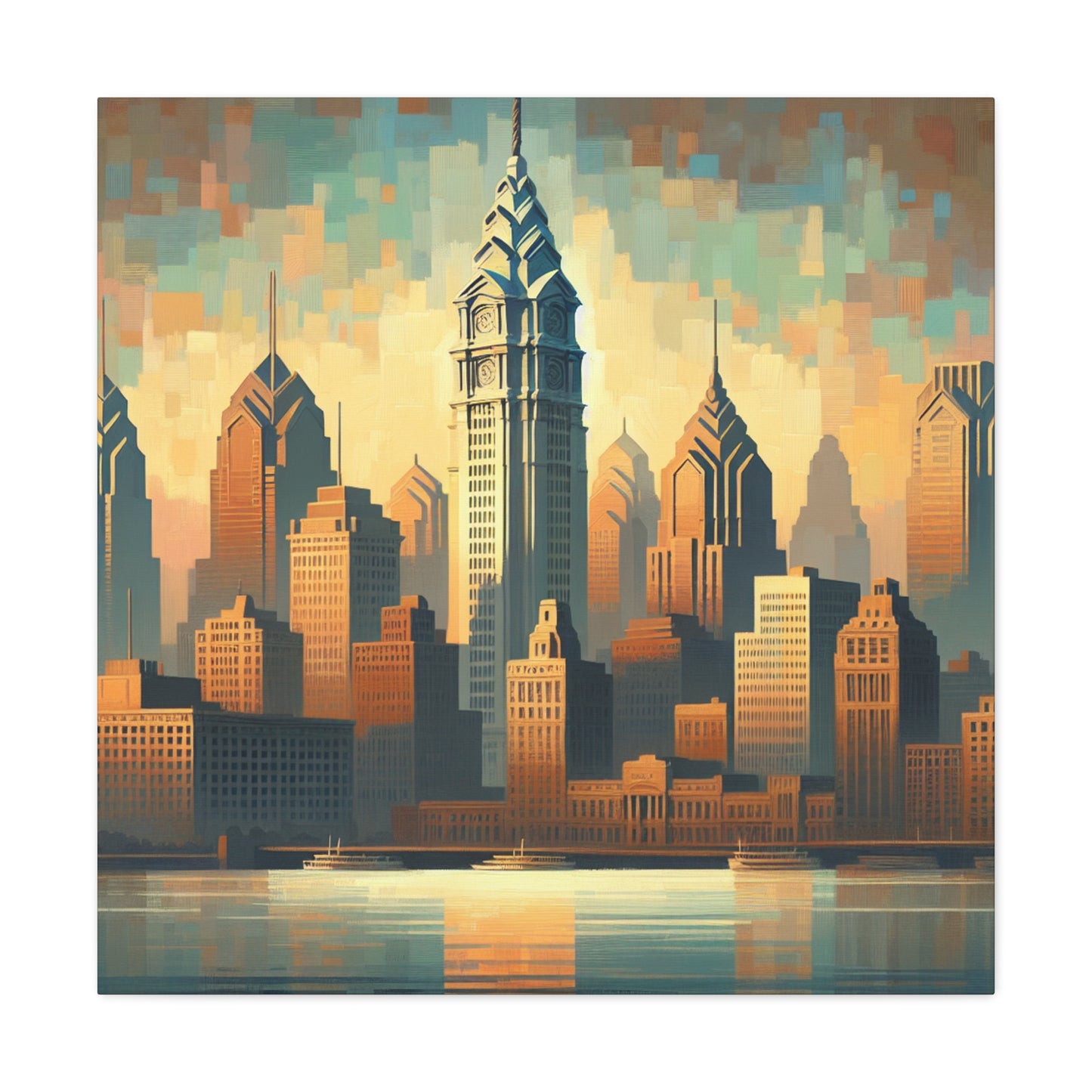 "City of Brotherly Brushstrokes" - Canvas