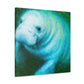 Manatee in Movement - Canvas