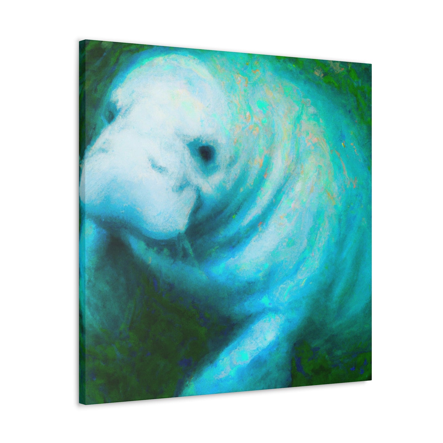 Manatee in Movement - Canvas