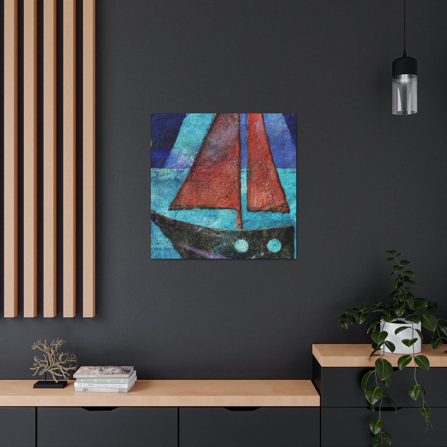 Sailboat at Sunrise - Canvas