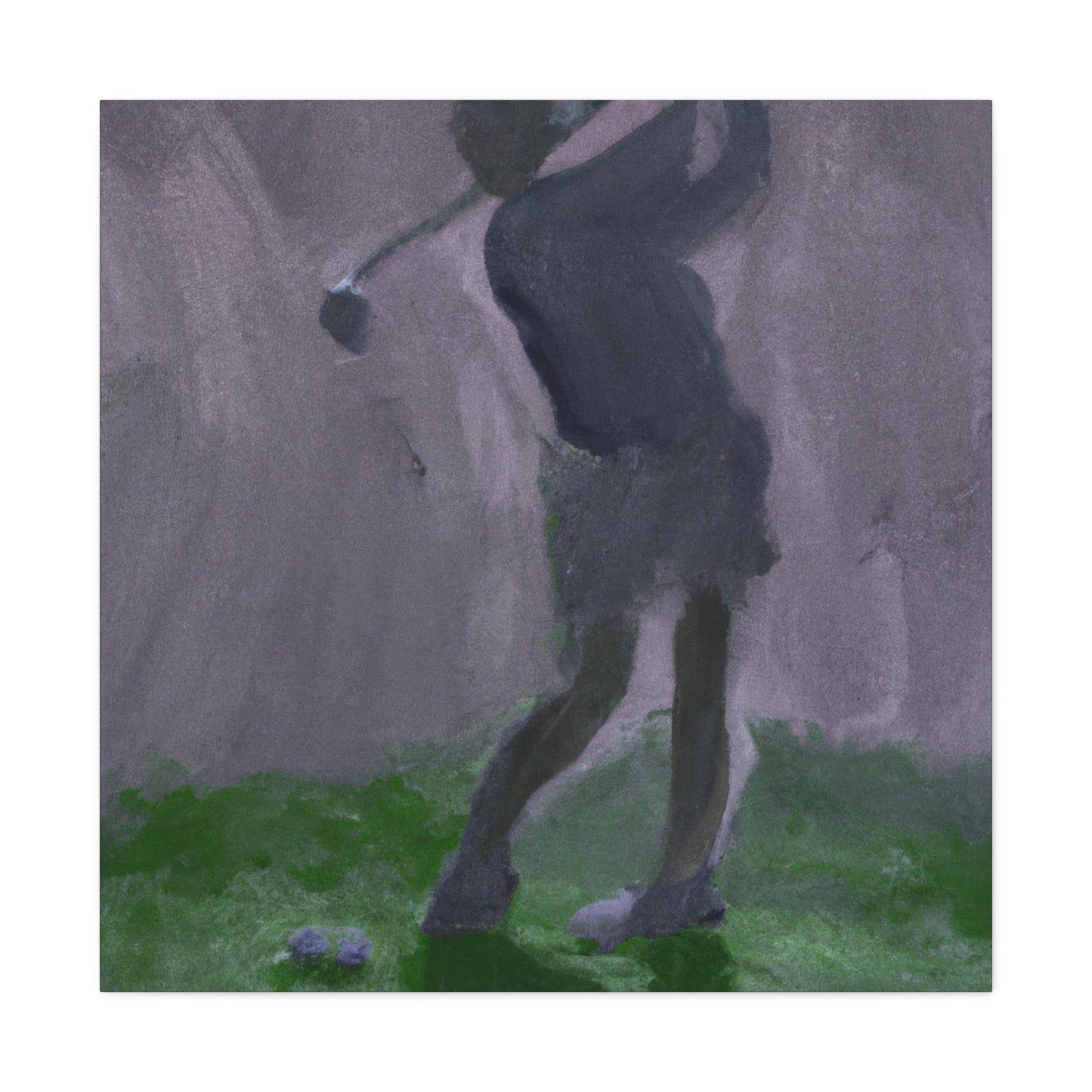 Golfers in Impressionism - Canvas