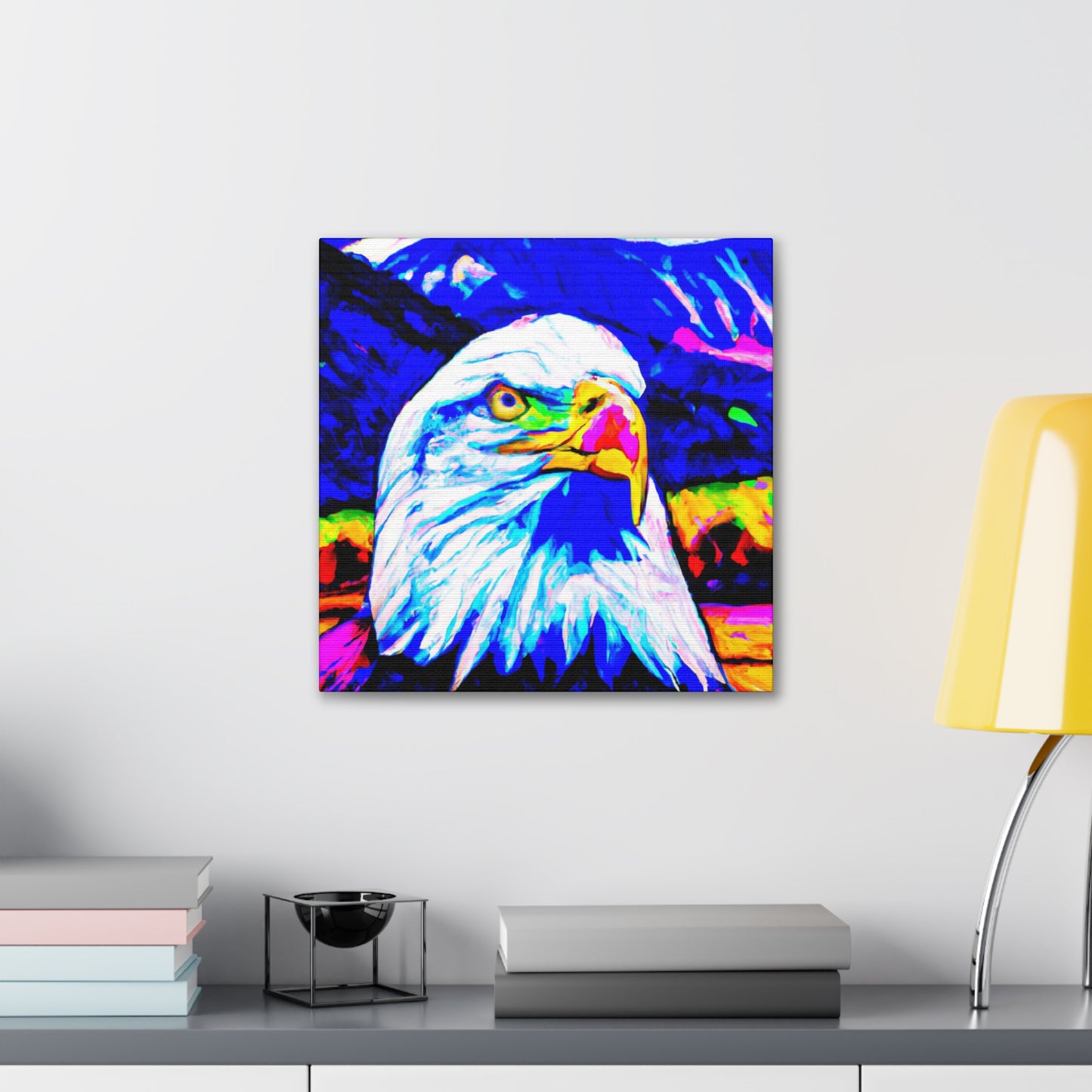 "Majestic Flying Eagle" - Canvas