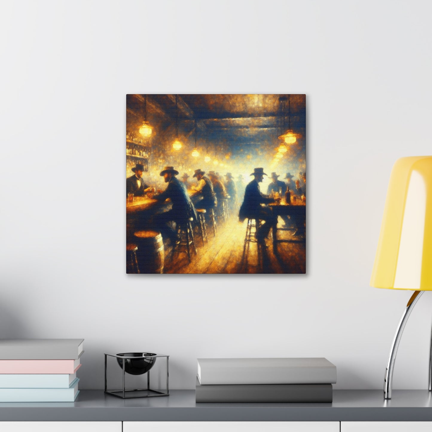 Saloon Serenade Stampedes - Canvas