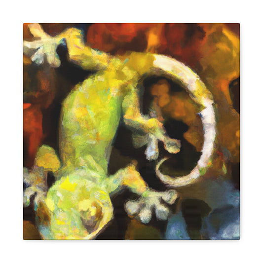 Crested Gecko Dance - Canvas