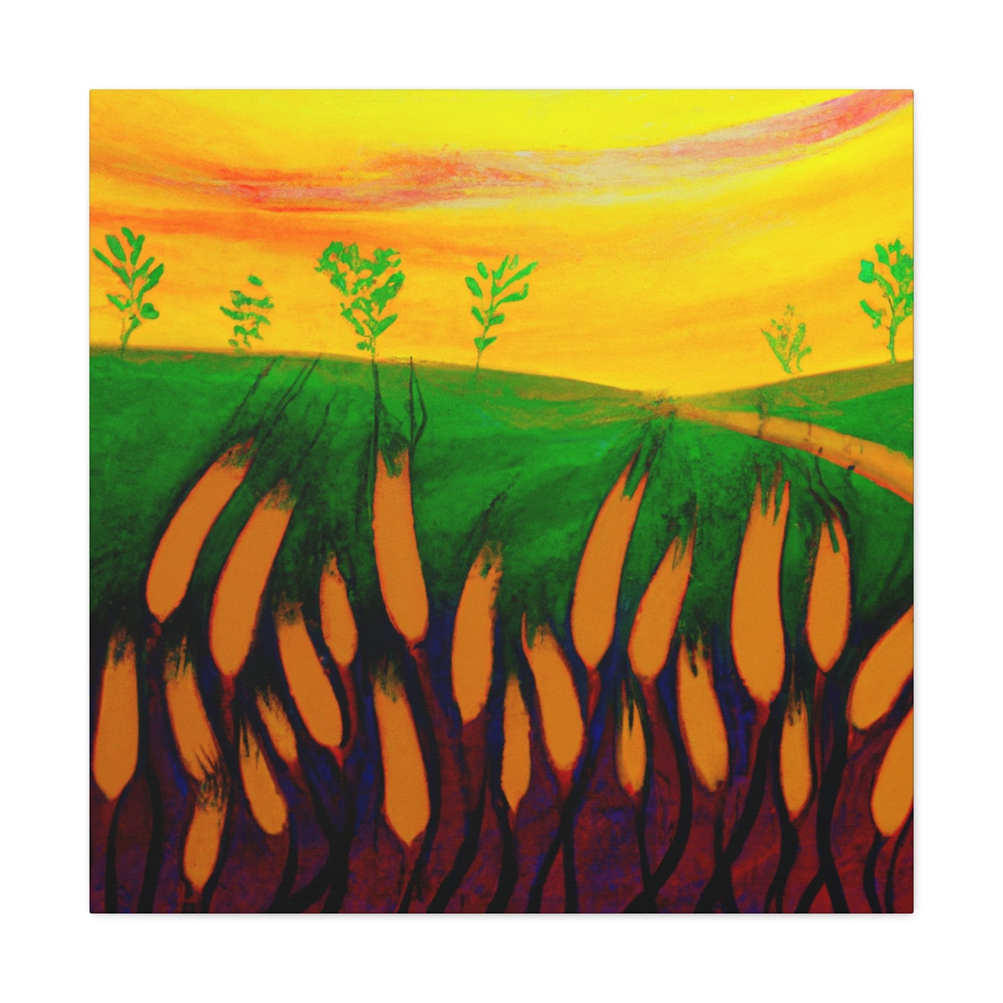 "Wheat Field Majesty" - Canvas