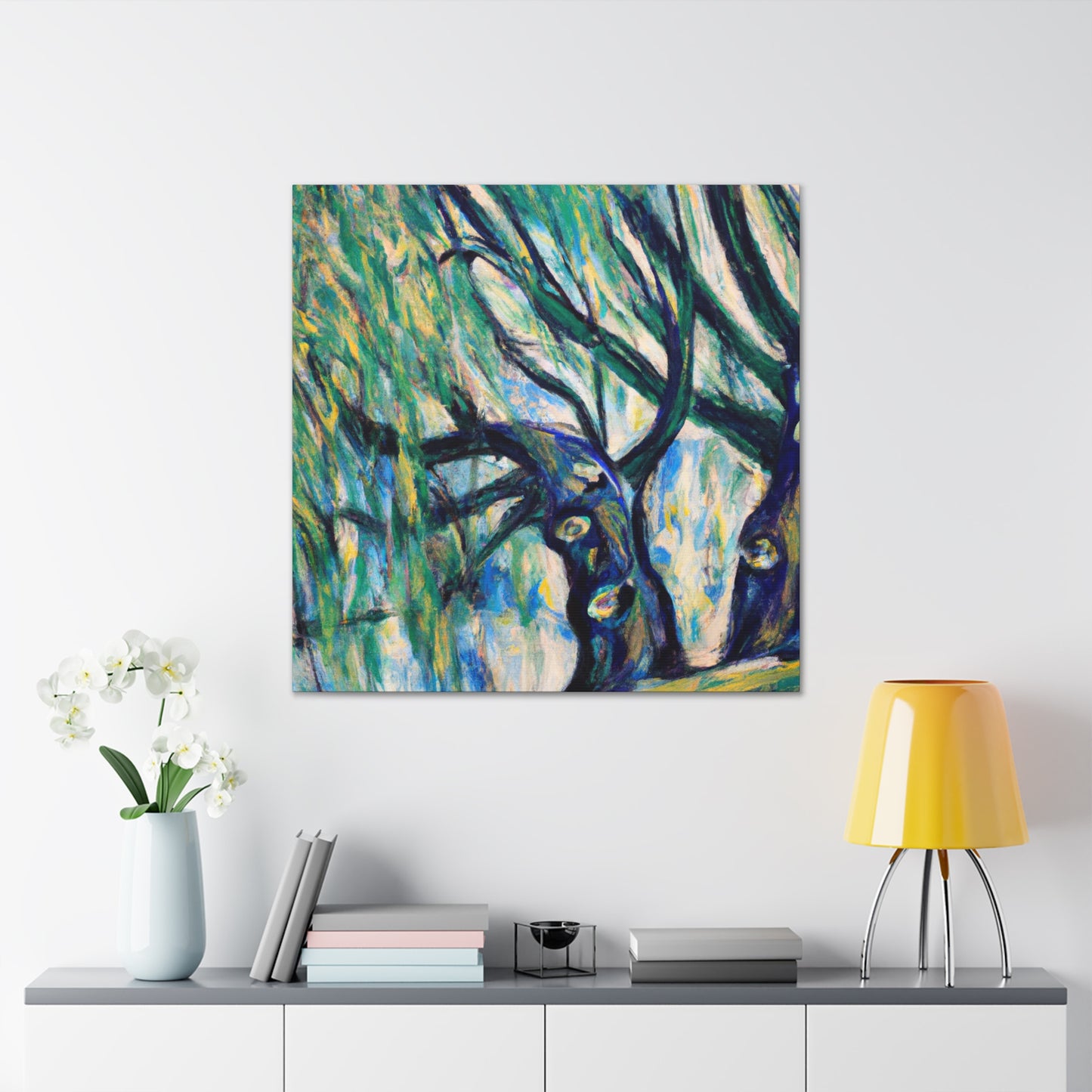 "Willow Tree Lamentation" - Canvas