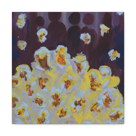 "Popcorn Palette Impasto" - Canvas