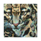 Clouded Leopard Impressionism - Canvas