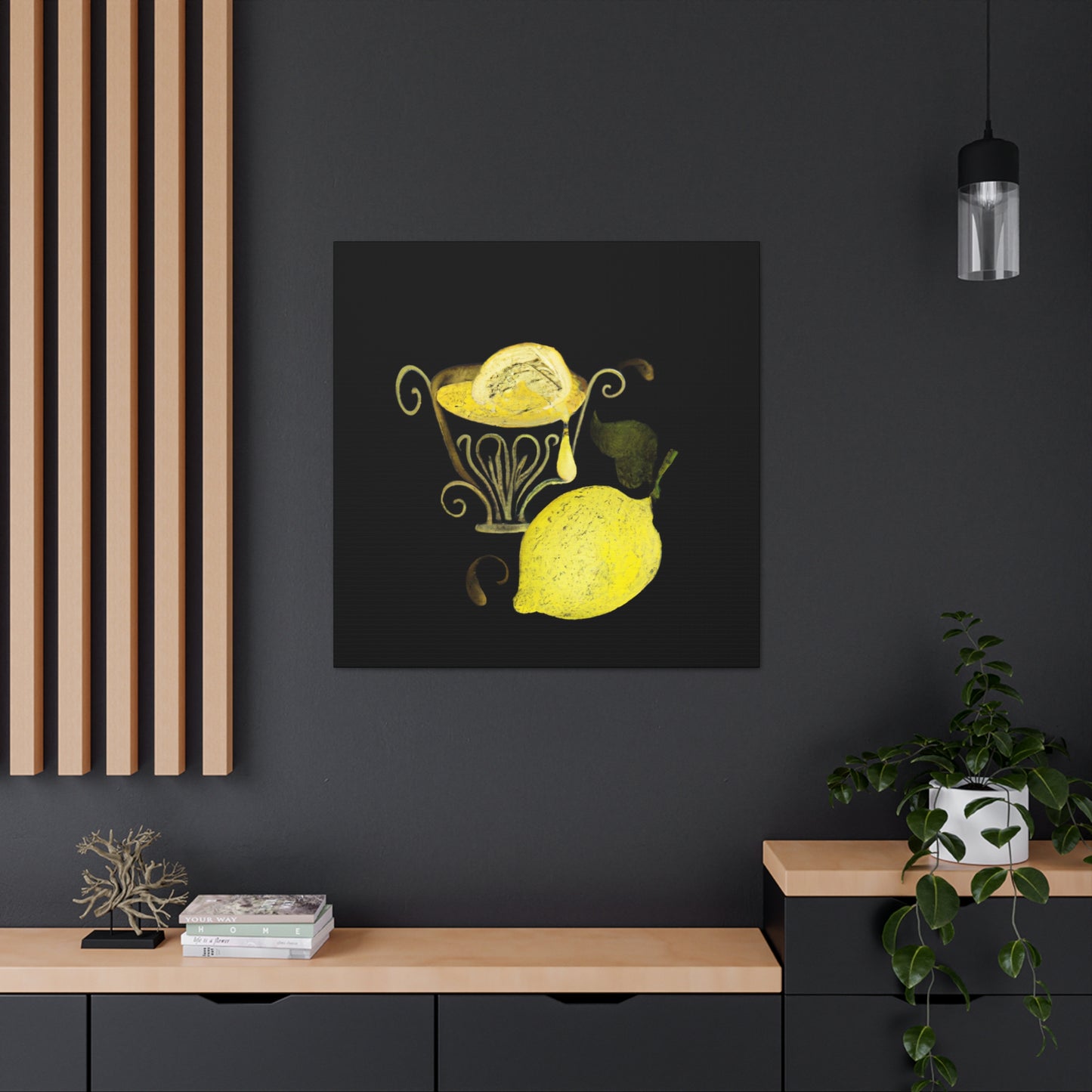 "A Lemon Baroque Delight" - Canvas