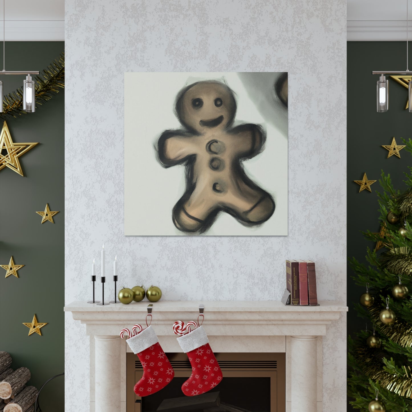 Gingerbread Man Symphony - Canvas