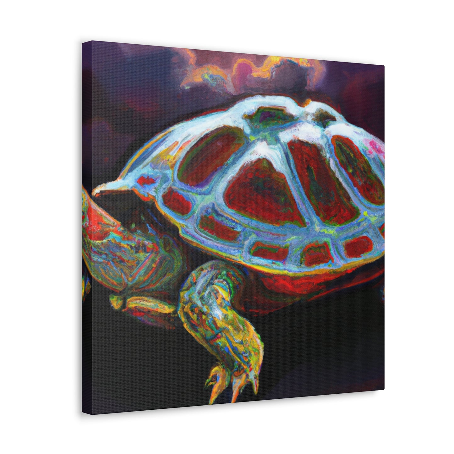 "Turtle on a Shell" - Canvas