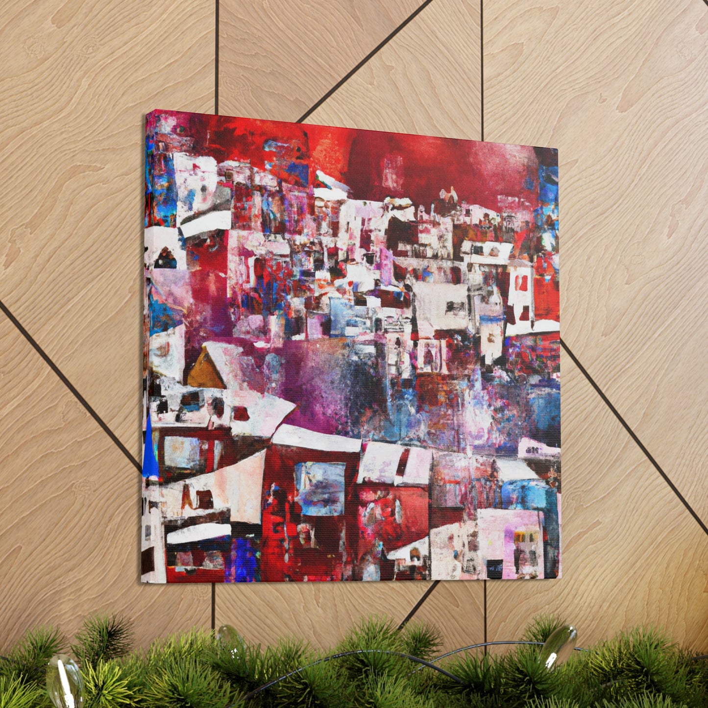 "City Square Deco Dream" - Canvas