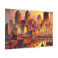 "City of Golden Horizons" - Canvas