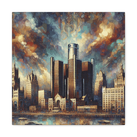 "City on Fire" - Canvas