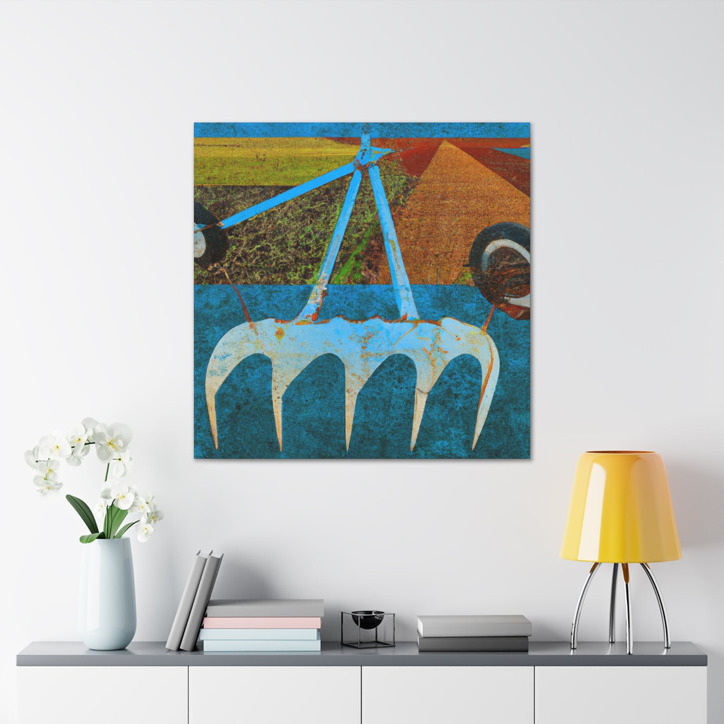 "Disc Harrow Dreamscape" - Canvas