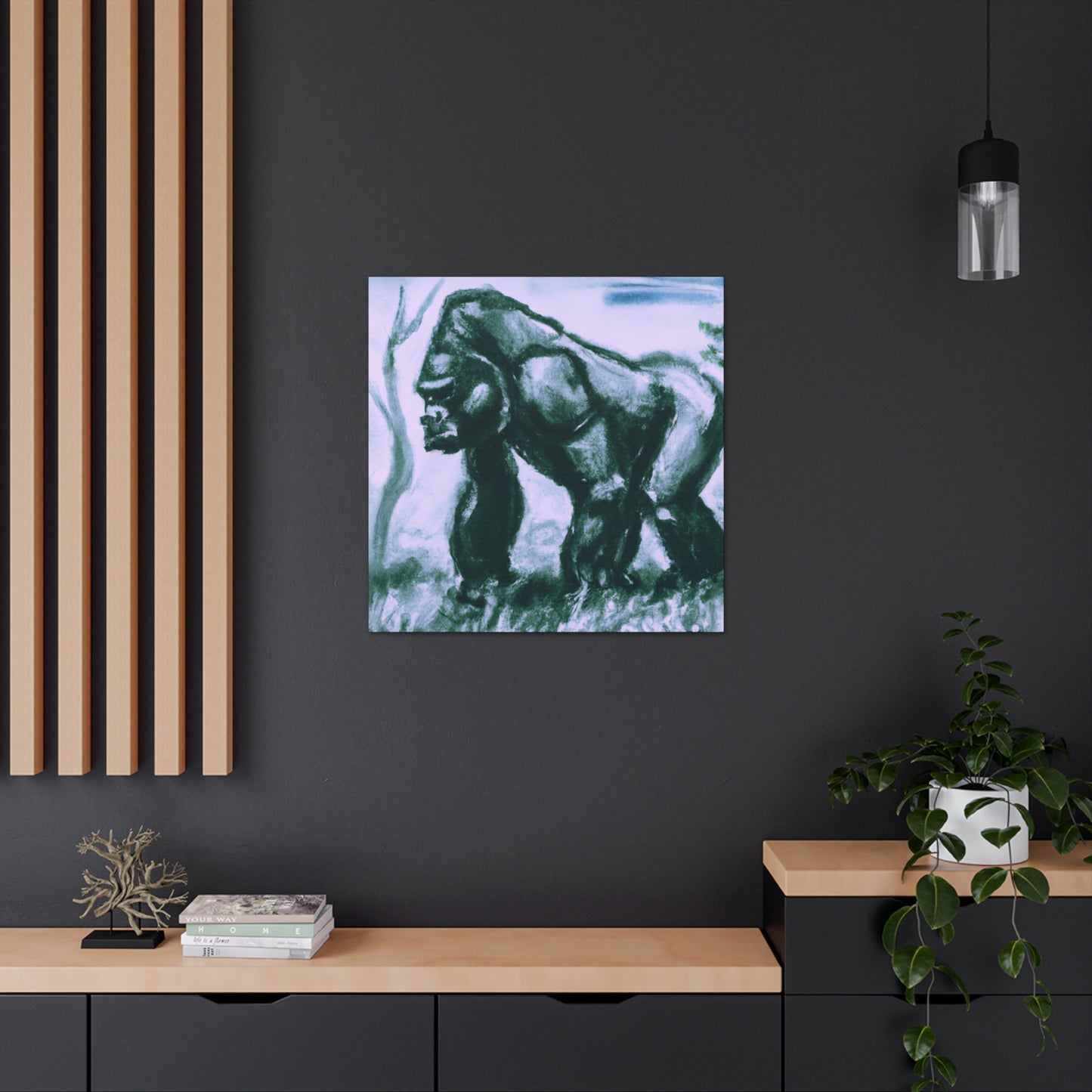 Gorilla in Expressionism - Canvas