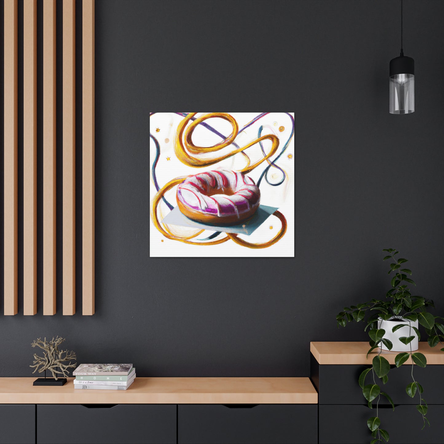 "Doughnut Rococo Dream" - Canvas