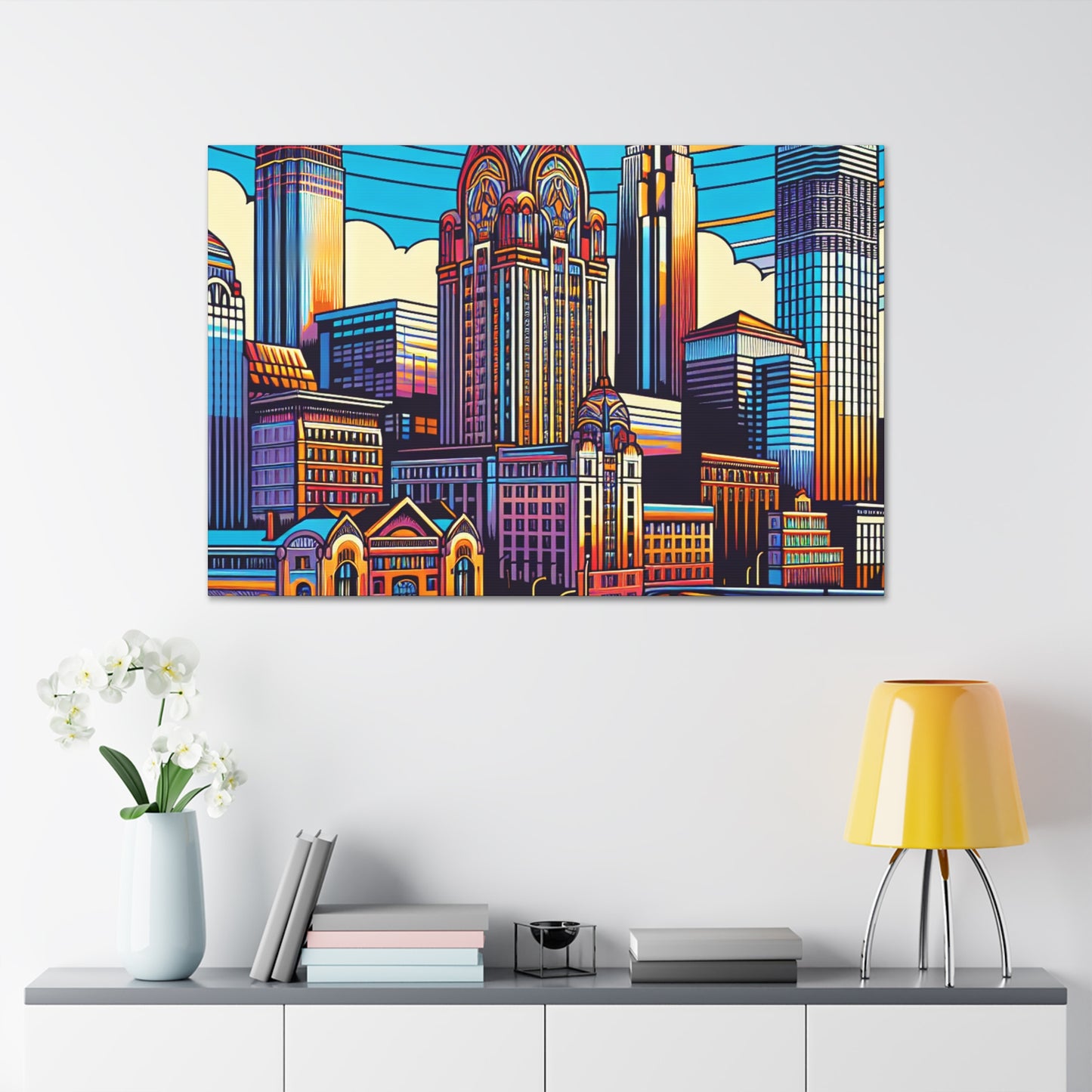 "Enchanting Minneapolis Elegance" - Canvas