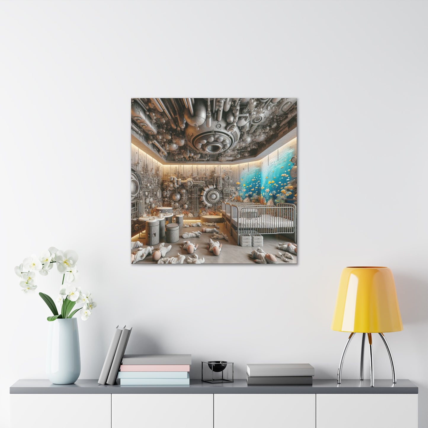 Ethereal Marine Harmony - Canvas