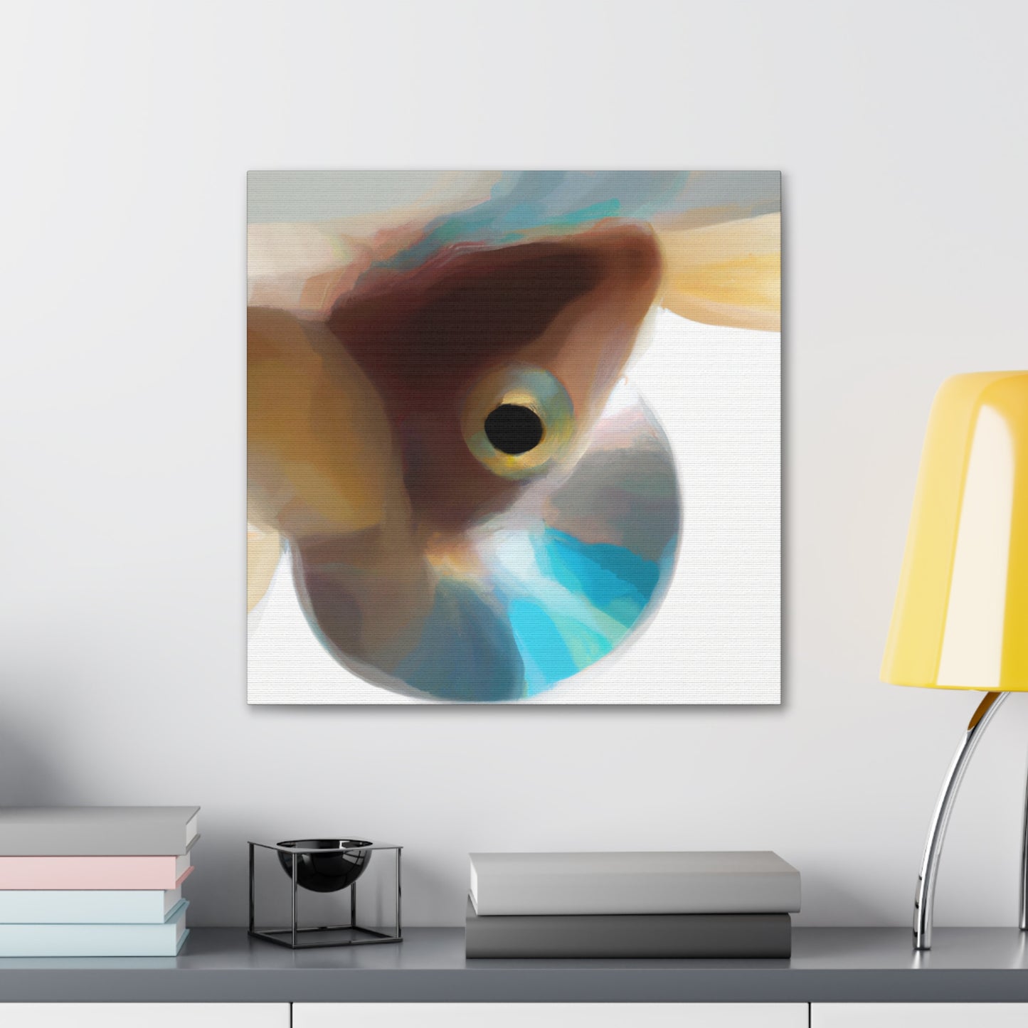 Guppies in Sunrise. - Canvas