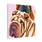 "Shar Pei Expressionism" - Canvas