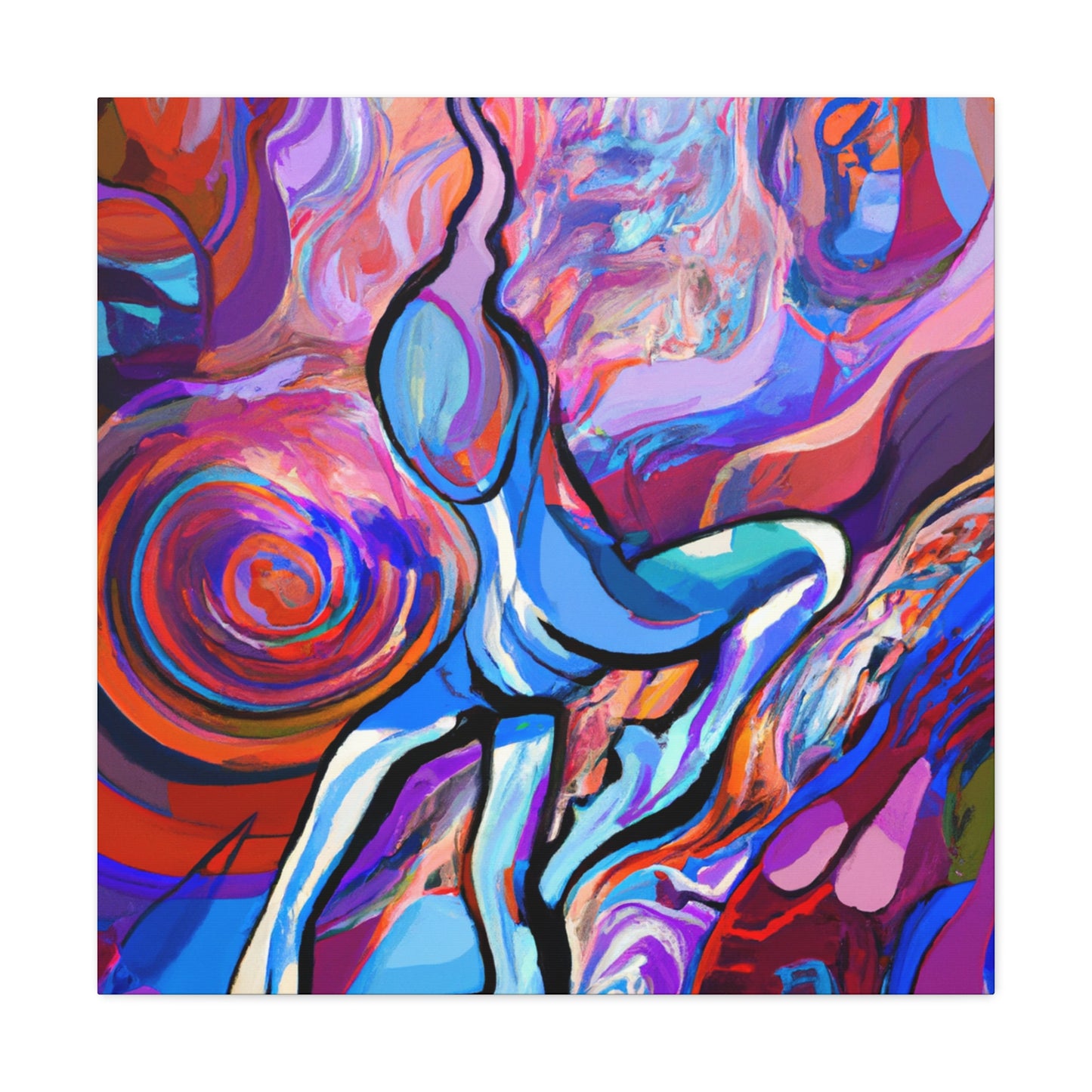 Yoga Expressionism Bliss - Canvas