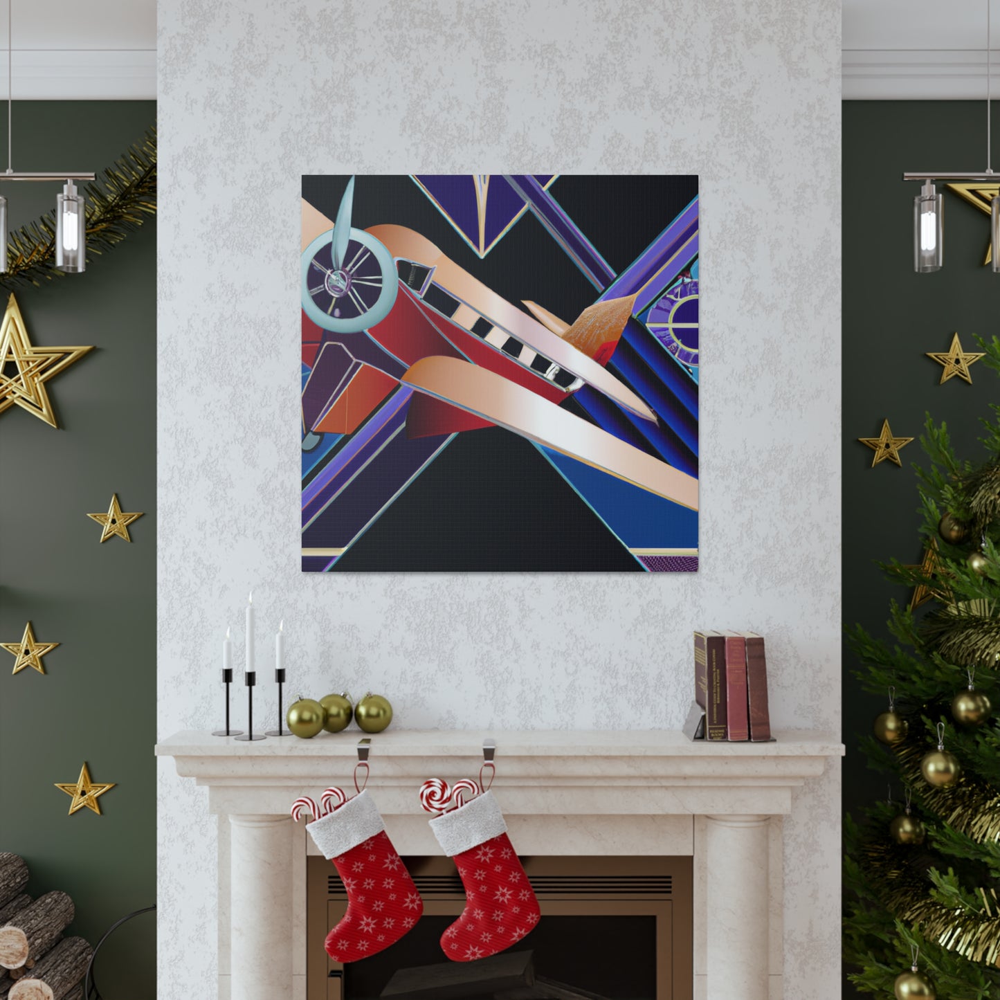 "Aviation's Art Deco" - Canvas