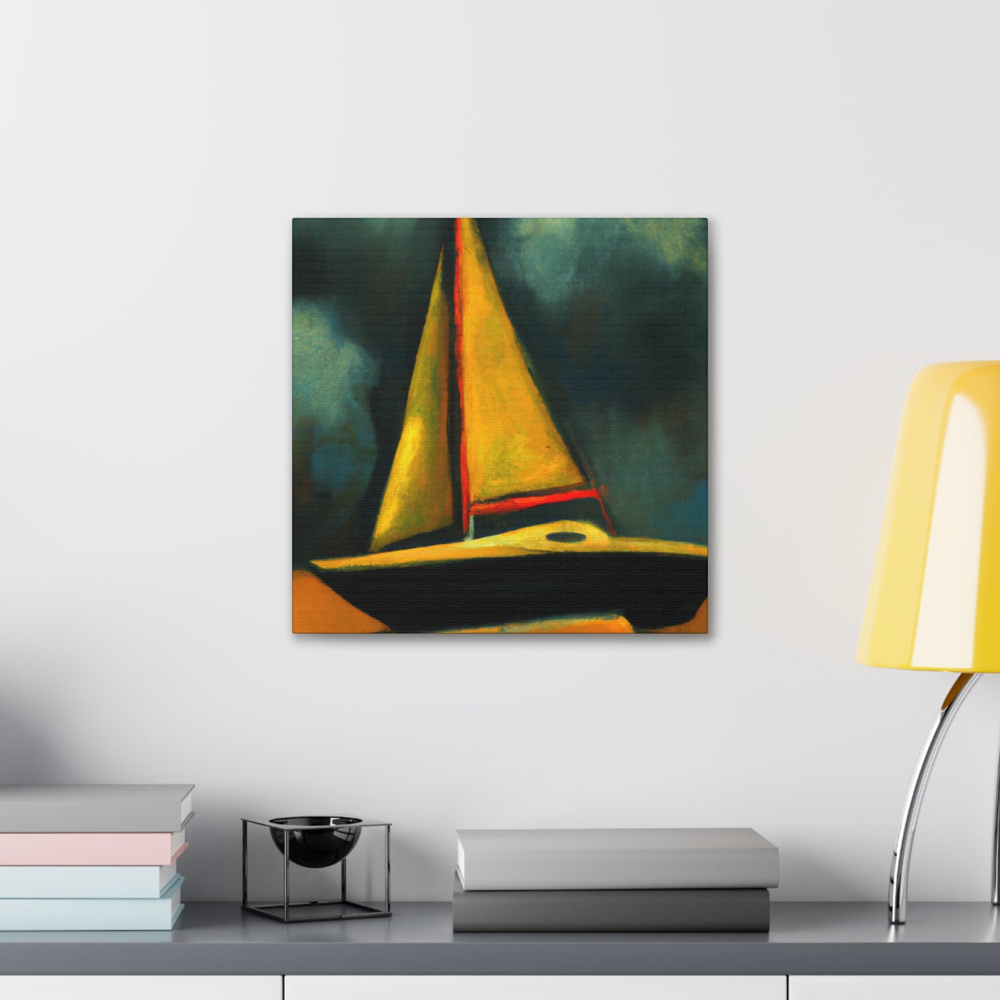 "Boats in the Fog" - Canvas