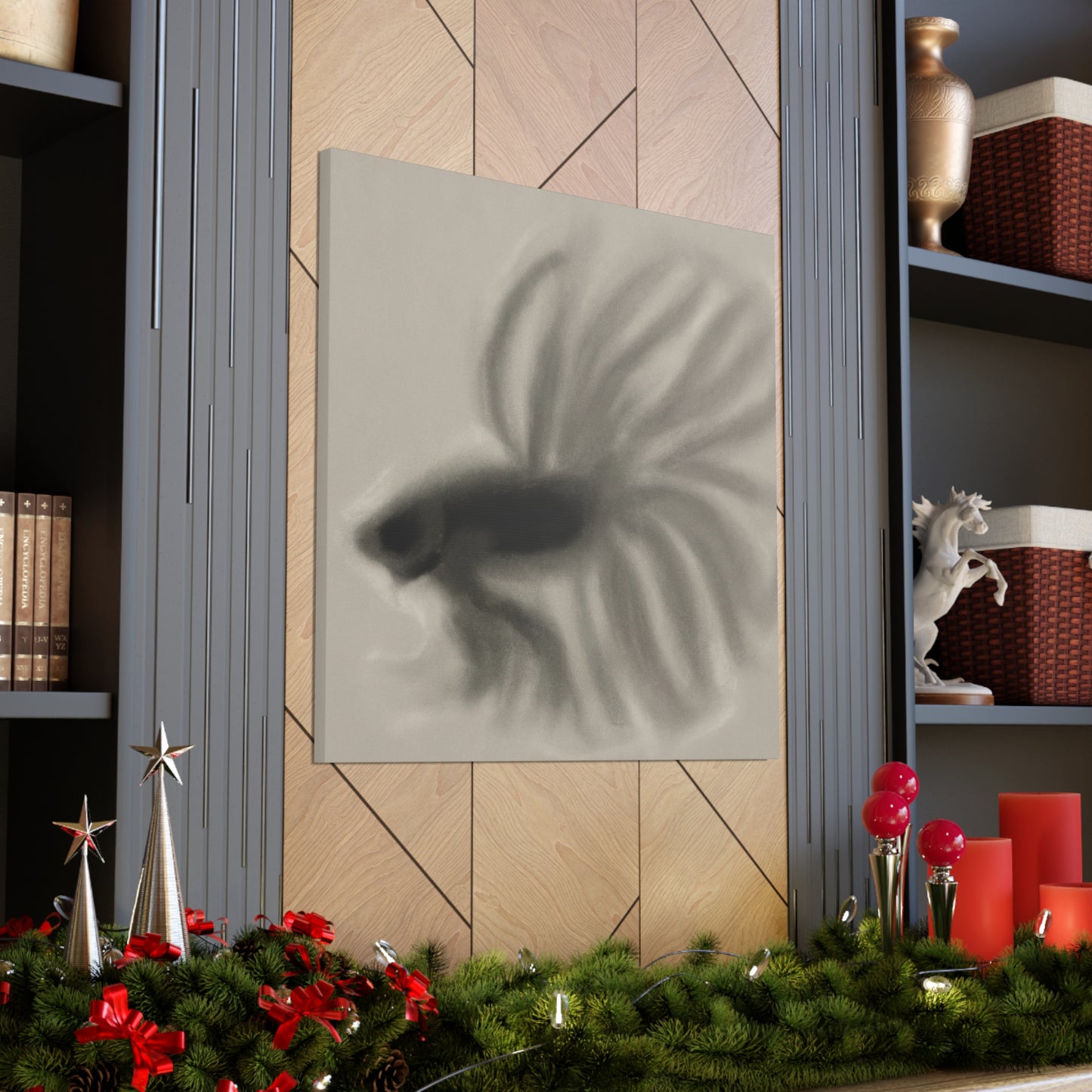 "Betta Among Expressionists" - Canvas