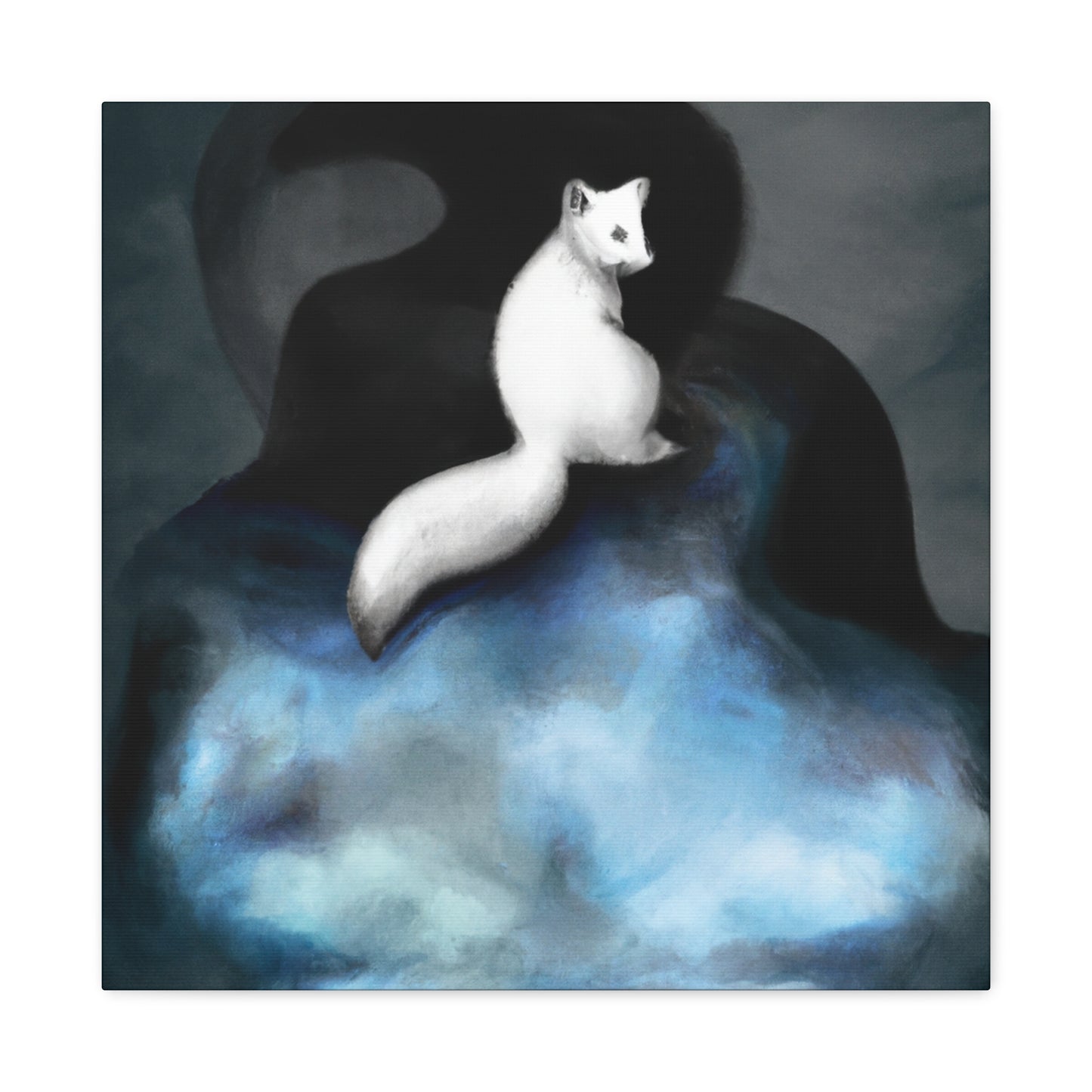 Arctic Fox Surrealism - Canvas