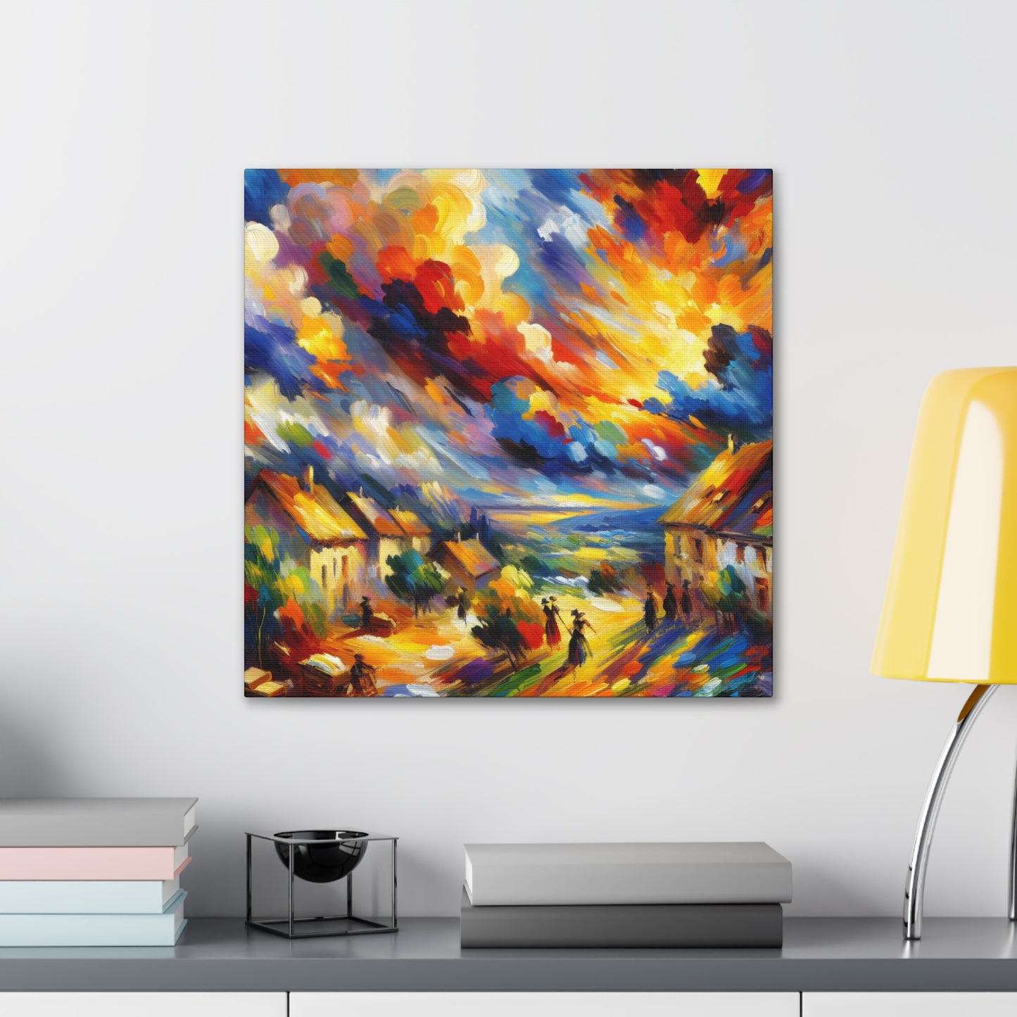 "Color Symphony Unleashed" - Canvas