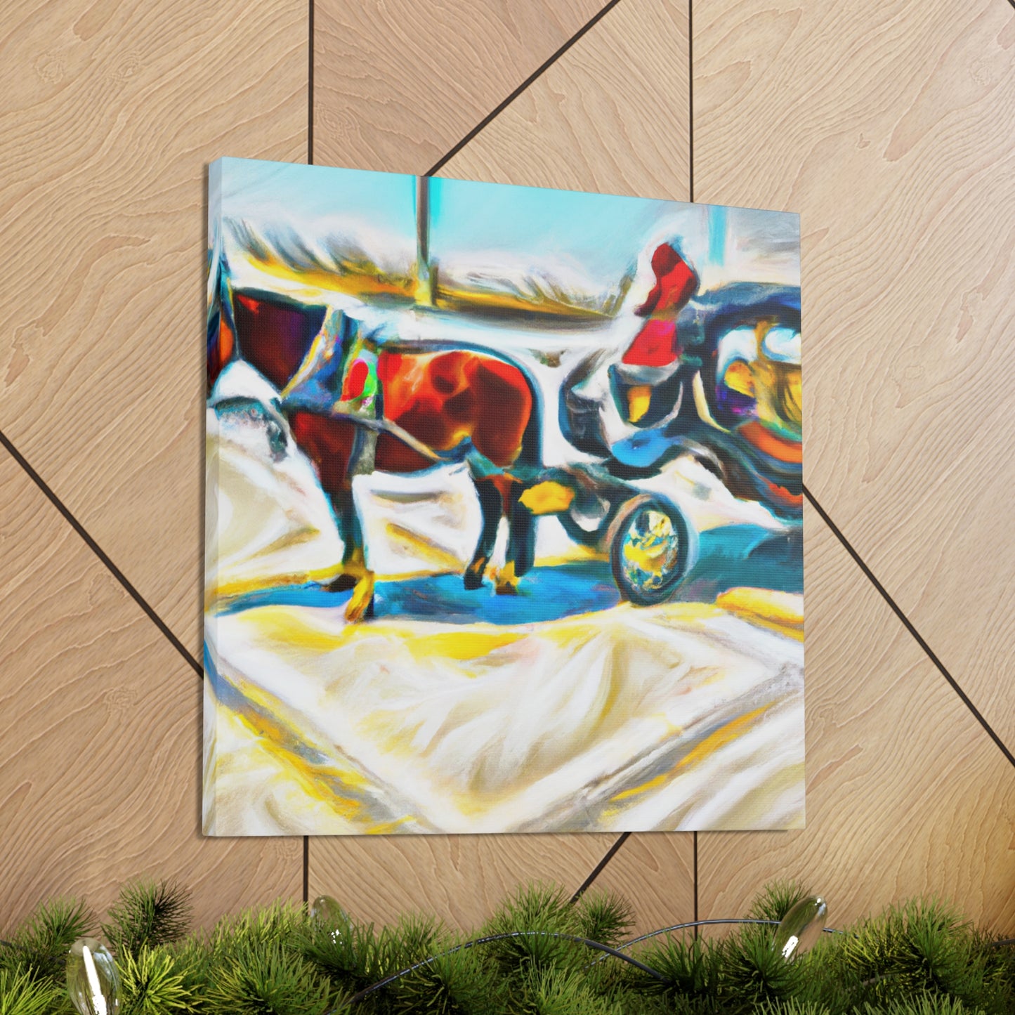 "Riding to Freedom Together" - Canvas