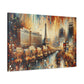 Whimsical Casino Reflections - Canvas