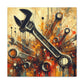 Forged Industrial Symphony - Canvas