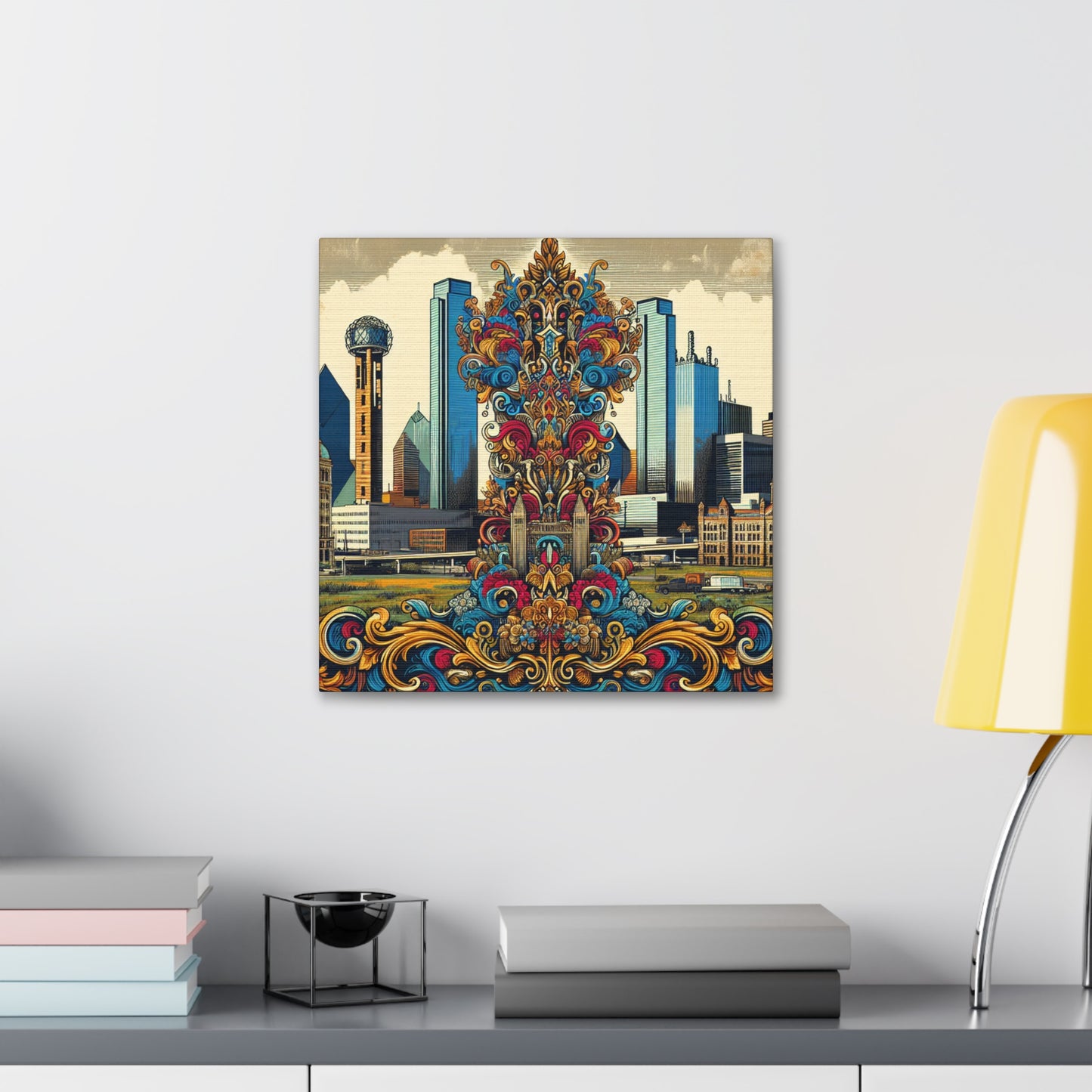 "Dallas Dreams Unveiled" - Canvas