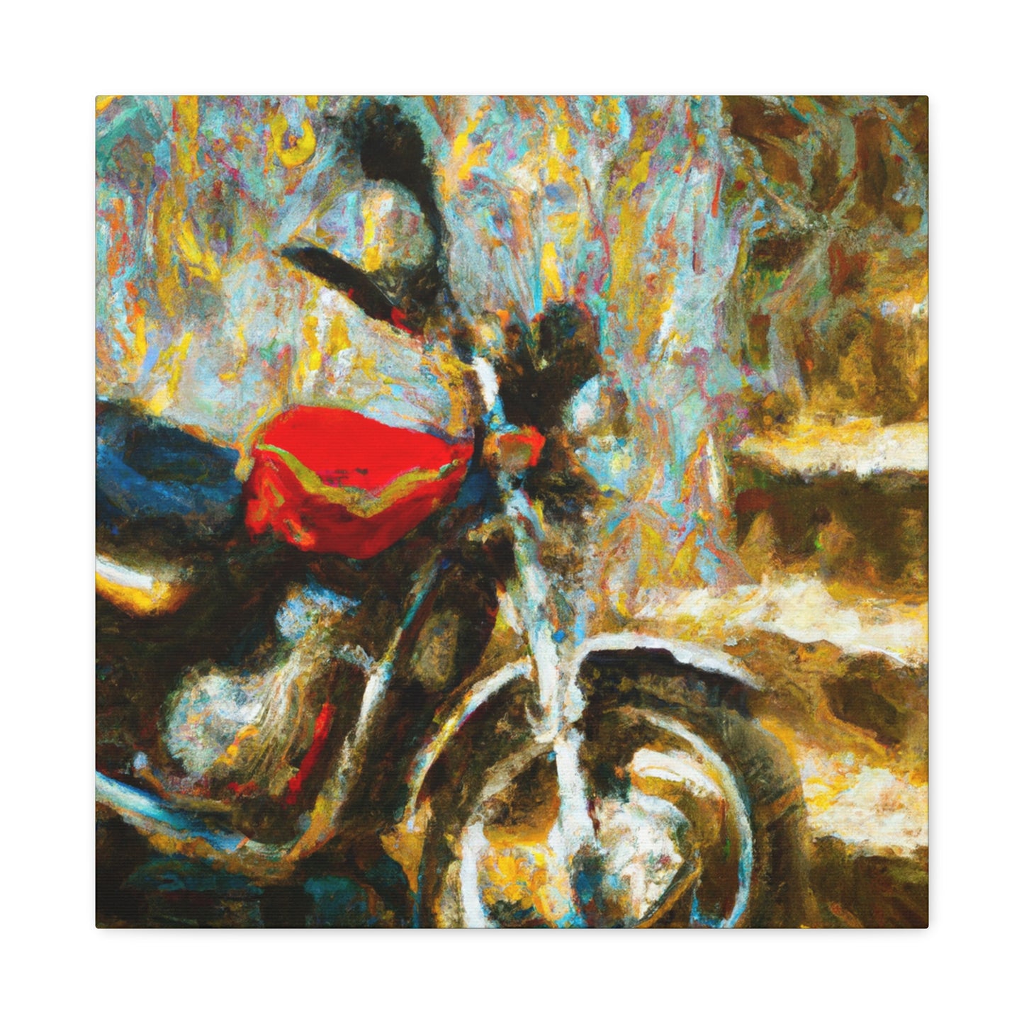 Speed on Two Wheels - Canvas