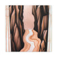 "Canyon in Art Deco" - Canvas